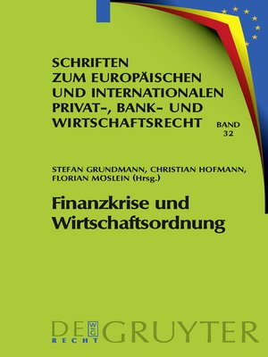 cover image of Finanzkrise und Wirtschaftsordnung